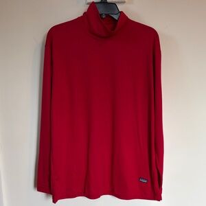 Patagonia Capilene Red Turtleneck Long Sleeve Base Layer Top Women’s Large